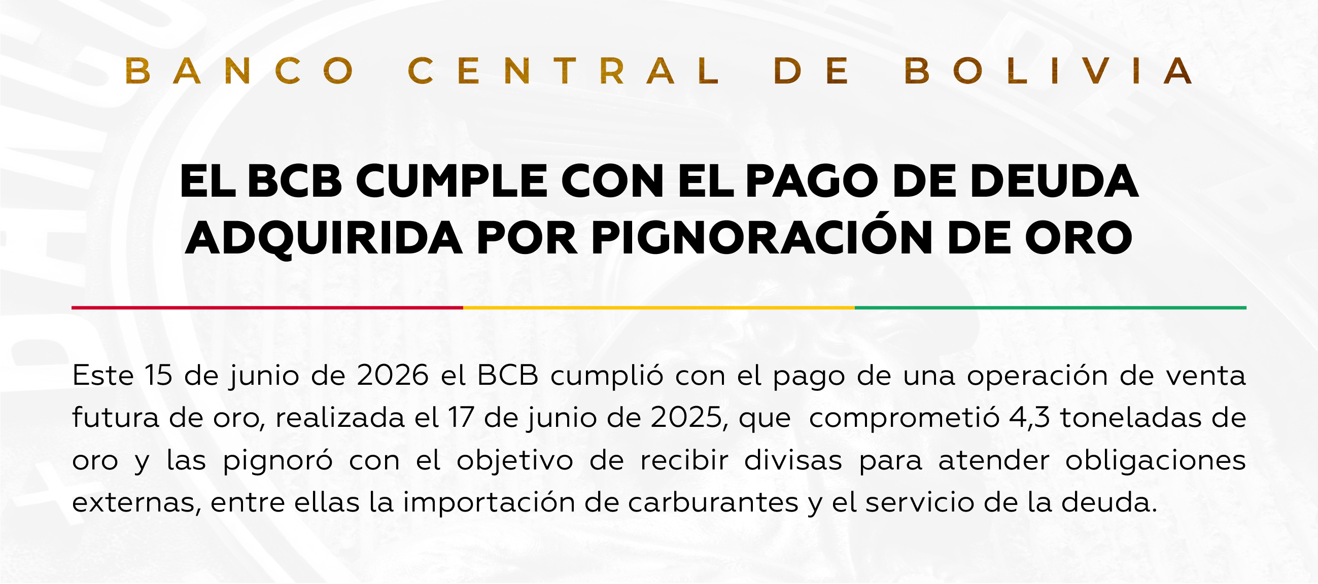 Comunicado