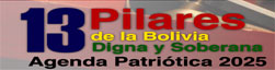 13 Pilares de la Bolivia Digna y Soberana
