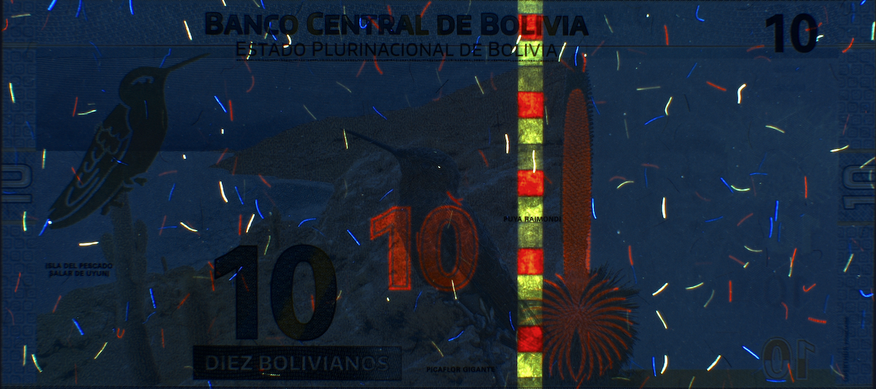 Billete de $5 000 Reverso