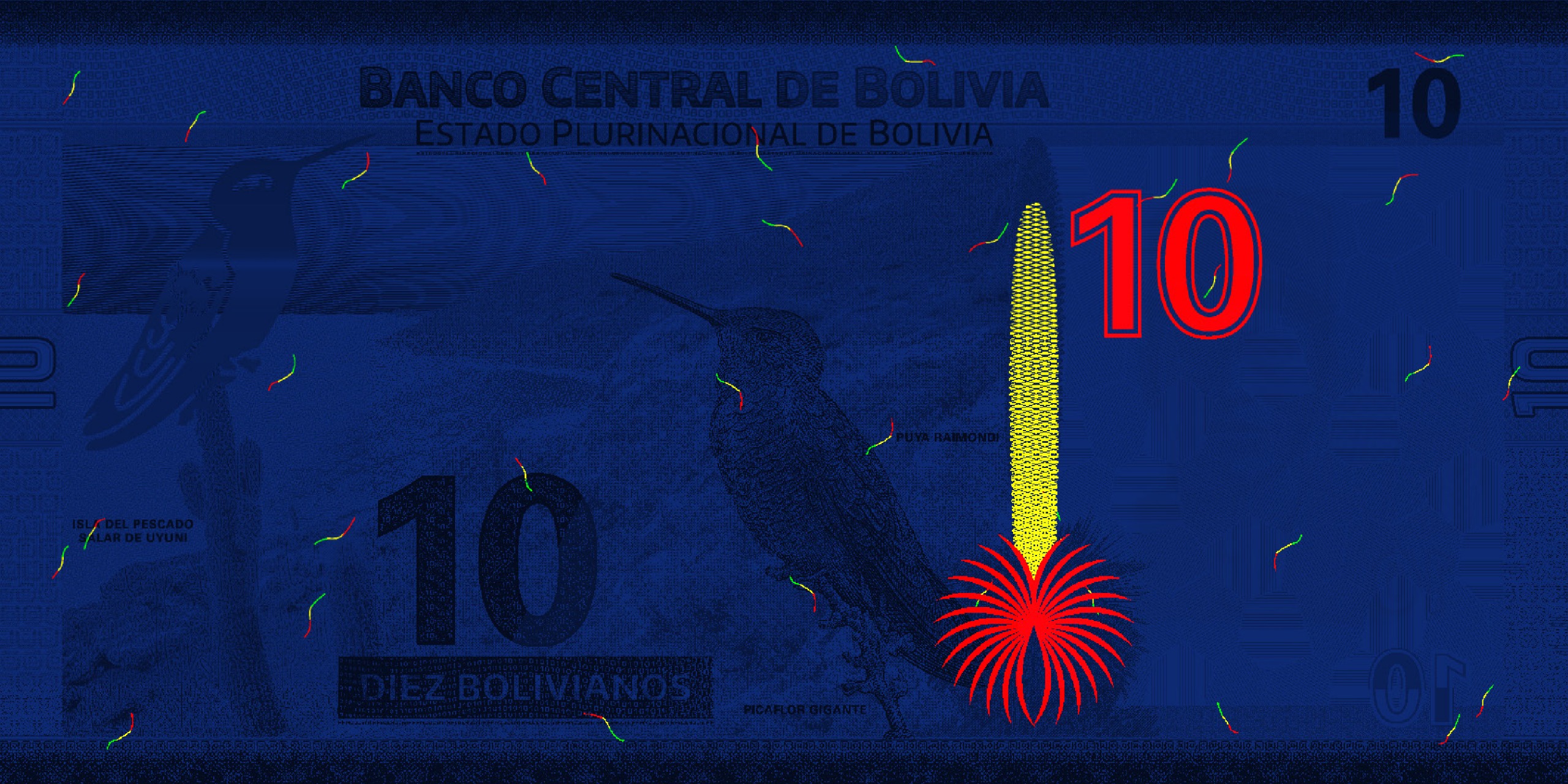 Billete de $5 000 Reverso