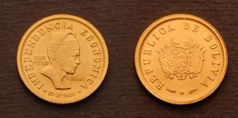 Monedas Conmemorativas De Oro Banco Central De Bolivia